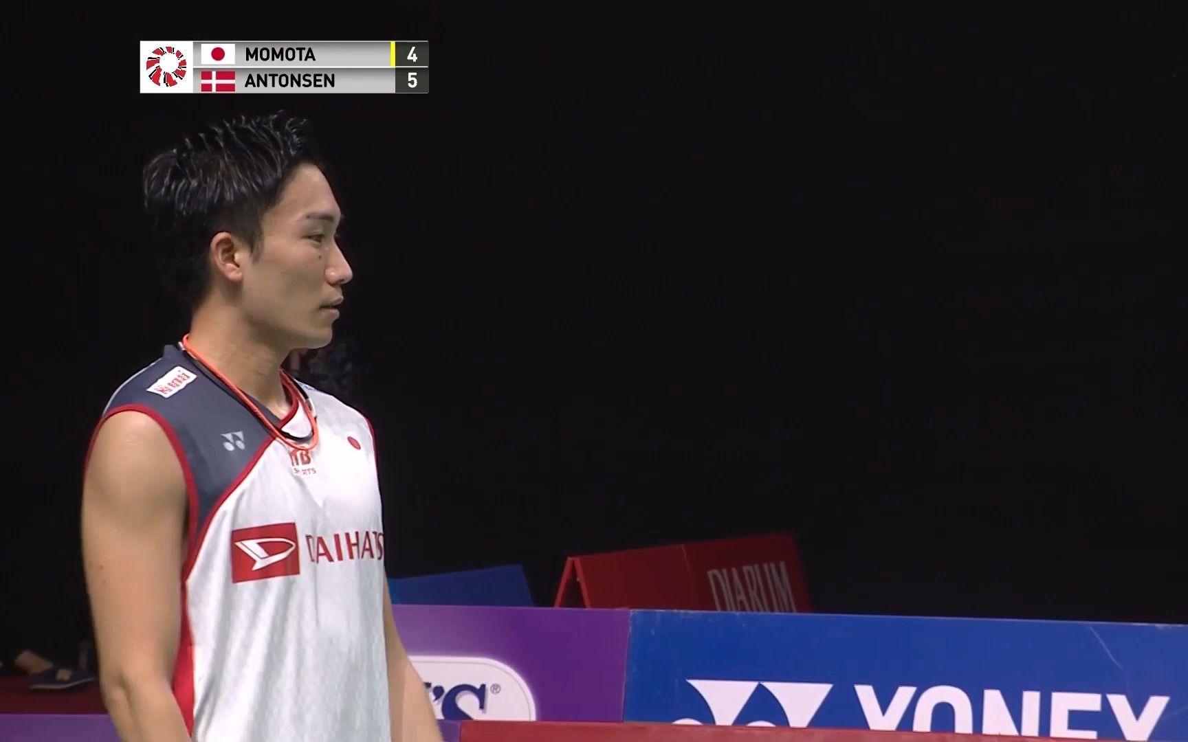 日本队完胜丹麦队，桃田贤斗统治全场